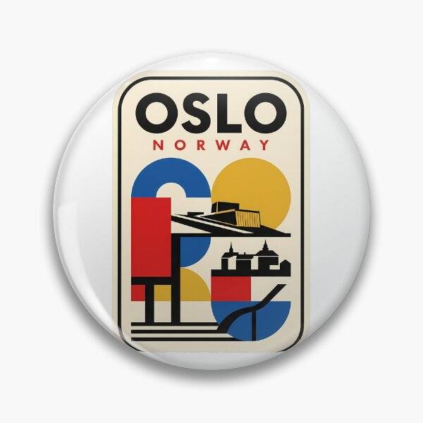 Item preview, Vintage Oslo Norway Travel Mid Century Modern designed and sold by k3rstman1.