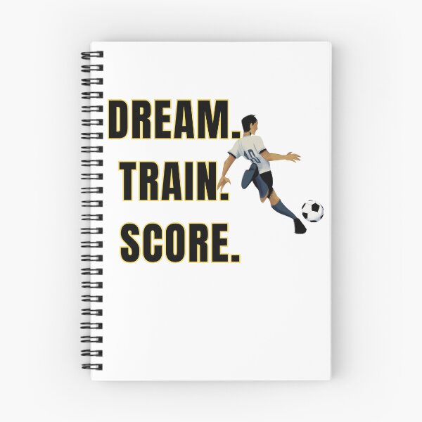 Item preview, Dream Train Score Football Motivation T-Shirt | Soccer Athlete Quote designed and sold by UrbanEchoHub.
