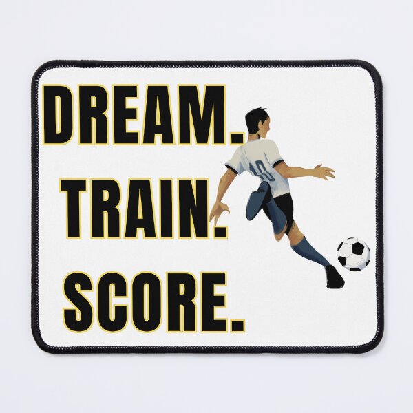 Item preview, Dream Train Score Football Motivation T-Shirt | Soccer Athlete Quote designed and sold by UrbanEchoHub.
