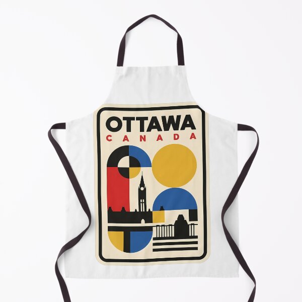 Item preview, Ottawa Canada Retro Bauhaus Travel Skyline designed and sold by k3rstman1.