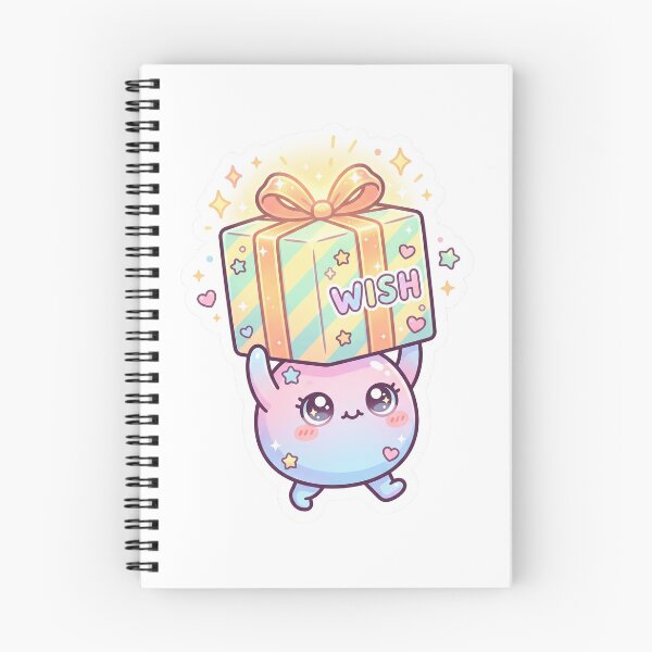 Item preview, Wish Gift Bunny Kawaii Sticker designed and sold by CuteRage.
