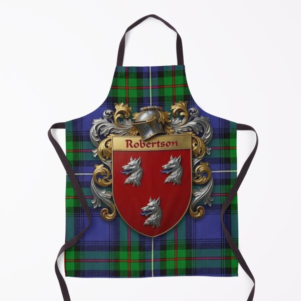 Item preview, Robertson Shield 3D and Modern Hunting Tartan designed and sold by Kirrindy Designs.