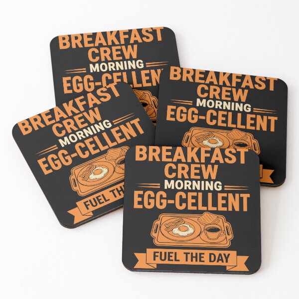 Item preview, Breakfast Crew Morning Eggcellent Fuel The Day designed and sold by LuminOrb.