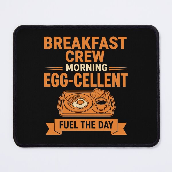 Item preview, Breakfast Crew Morning Eggcellent Fuel The Day designed and sold by LuminOrb.