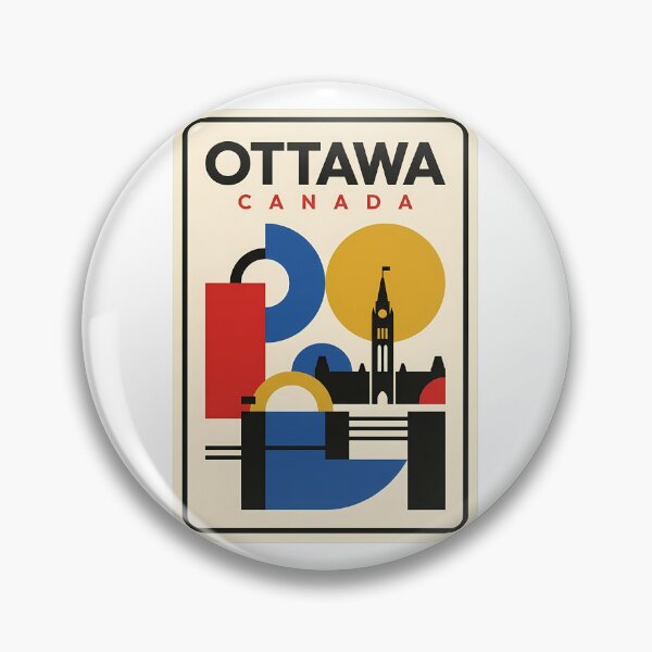 Item preview, Minimalist Geometric Ottawa Canada Travel Aesthetic designed and sold by k3rstman1.