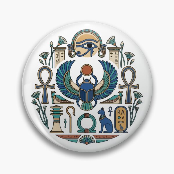 Item preview, Ancient Egyptian Symbols Logo designed and sold by emhoteb.