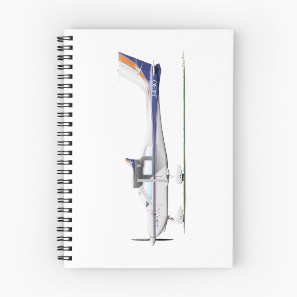 Artikelvorschau, Jabiru Flugzeug J430 entworfen und verkauft von Grubby Fingers Aircraft Illustration.