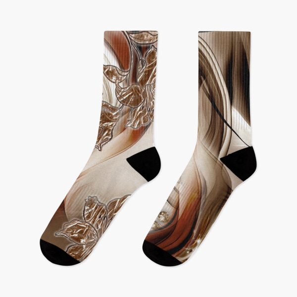Item preview, Ornate Bronze and Gold Metallic Florals – Luxurious 3D Swirl Pattern designed and sold by RaresS.