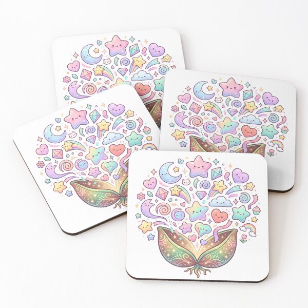 Item preview, Magic Garden Dreams Kawaii Sticker designed and sold by CuteRage.