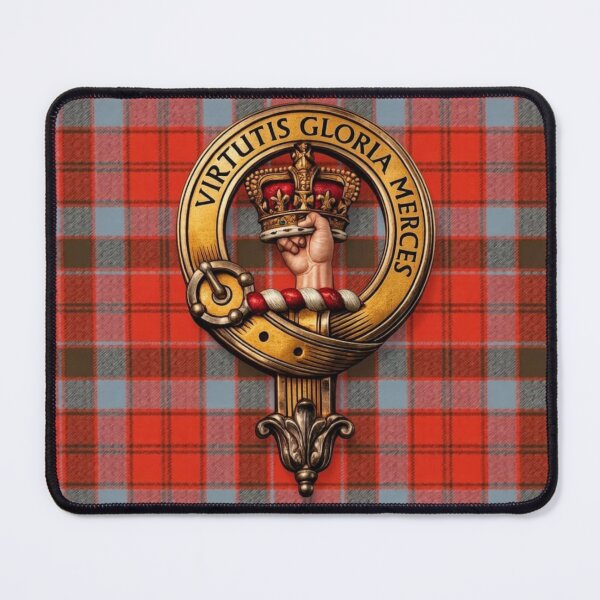Item preview, Robertson Crest 3D Weathered Tartan designed and sold by Kirrindy Designs.