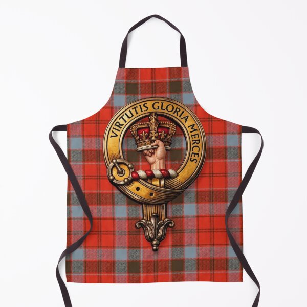 Item preview, Robertson Crest 3D Weathered Tartan designed and sold by Kirrindy Designs.