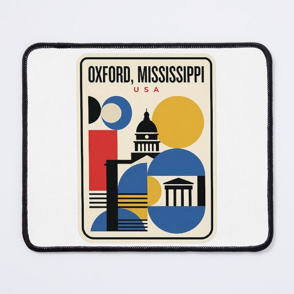 Item preview, Oxford Mississippi USA Mid Century Modern Travel designed and sold by k3rstman1.