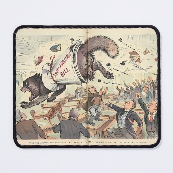 Item preview, Funny Cat Political Satire | Cat Art designed and sold by GammaRay.