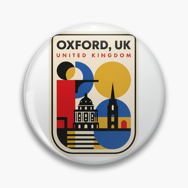 Item preview, Oxford United Kingdom Minimalist Geometric Landmarks designed and sold by k3rstman1.