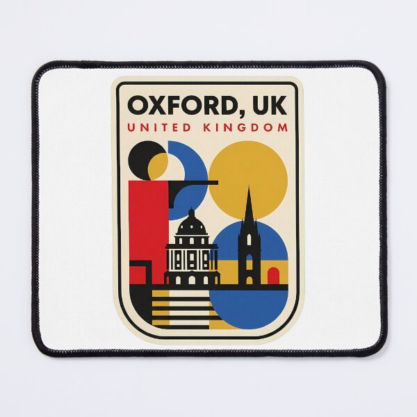 Item preview, Oxford United Kingdom Minimalist Geometric Landmarks designed and sold by k3rstman1.