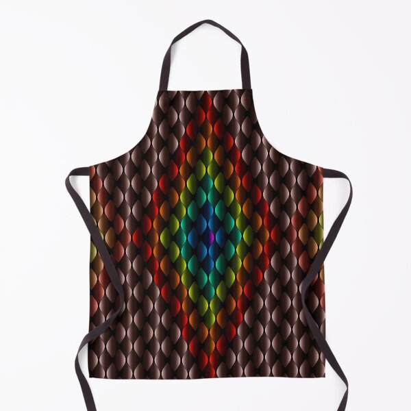 Item preview, Rainbow Gradient Mosaic Pattern - 3D Beaded Diamond Stripe Design designed and sold by Ihor Ivanov.