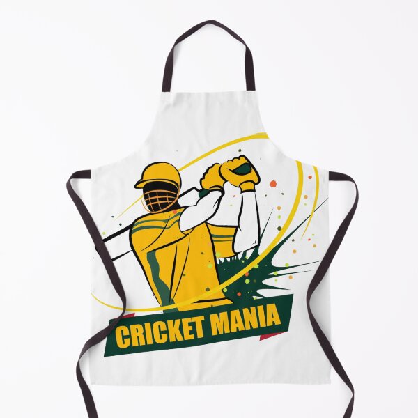 Item preview, Cricket Mania – Dynamic Cricketer with Bat and Yellow Energy Splash designed and sold by RaresS.