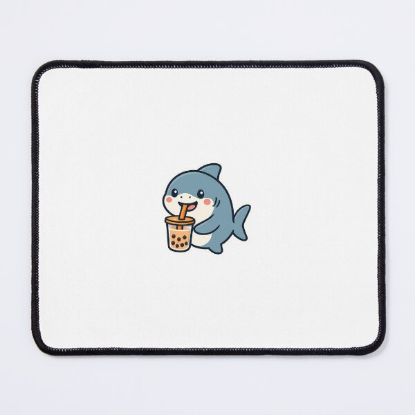 Item preview, Cute Shark Drinking Bubble Tea designed and sold by danjudee.
