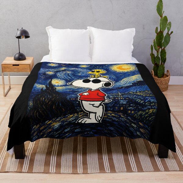 Item preview, Cool Snoopy with Woodstock | Starry Night designed and sold by Har-vee.