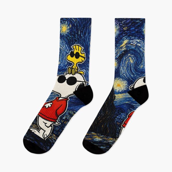Item preview, Cool Snoopy with Woodstock | Starry Night designed and sold by Har-vee.