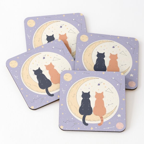 Item preview, Celestial Kitty Cosmic Love designed and sold by kochain12.