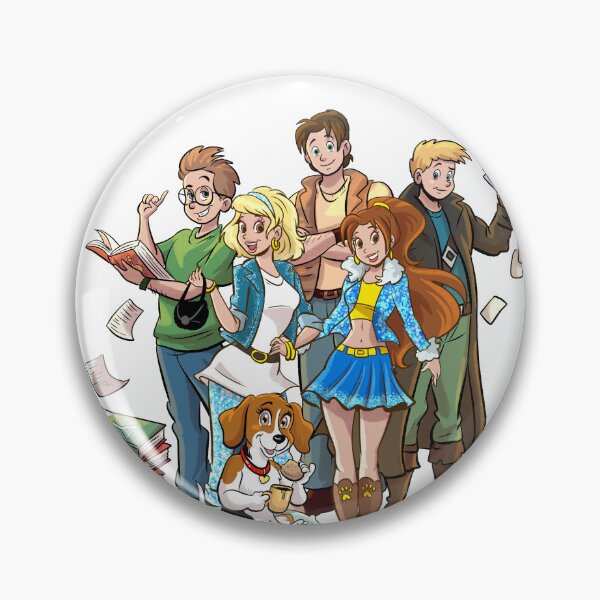 Item preview, Team Lou Adventure Squad | Cartoon Friends & Dog Mystery Club Design designed and sold by TeamLouOfficial.