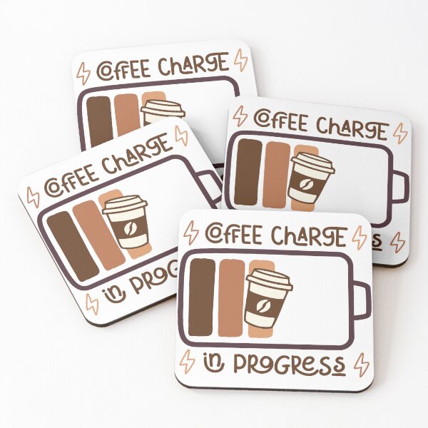 Item preview, Coffee Charge in Progress designed and sold by kreativdesigns_.