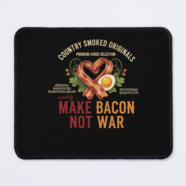 Item preview, Breakfast Make Bacon Not War Funny Brunch Food designed and sold by LuminOrb.