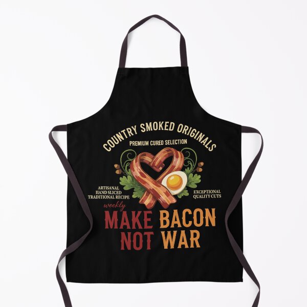 Item preview, Breakfast Make Bacon Not War Funny Brunch Food designed and sold by LuminOrb.