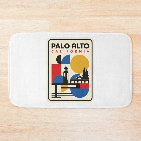 Item preview, Palo Alto California Retro Geometric Travel Poster designed and sold by k3rstman1.