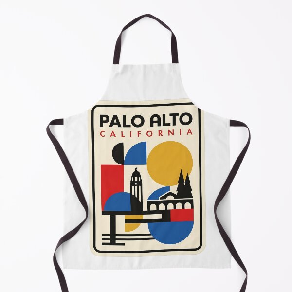 Item preview, Palo Alto California Retro Geometric Travel Poster designed and sold by k3rstman1.