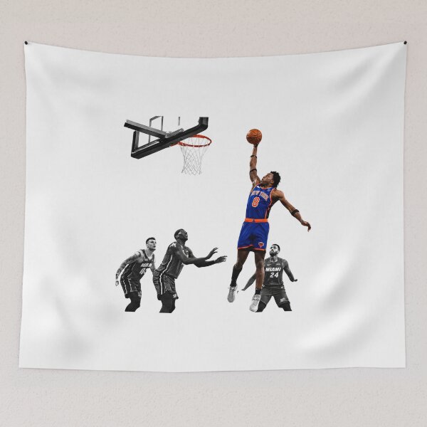 Item preview, OG Anunoby New York Knicks NBA vs Miami Heat Jimmy Butler Bam Adebayo designed and sold by Foro-Chance.