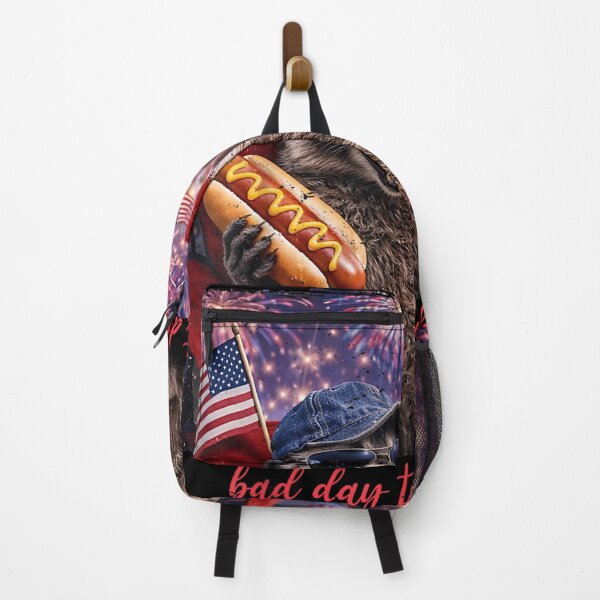 Item preview, bad day to be a hot dog funny raccoon hotdog 4th of july designed and sold by mariazin.