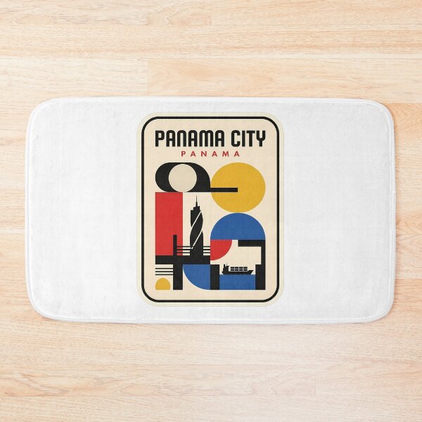 Item preview, Panama City Panama Bauhaus Style Geometric Skyline designed and sold by k3rstman1.