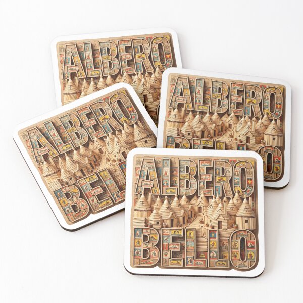 Item preview, Alberobello Trulli Travel Typography Sticker Souvenir Summer Edition designed and sold by Imaginarium of Chaos falcon88 .