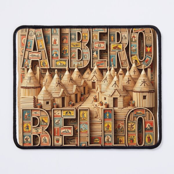 Item preview, Alberobello Trulli Travel Typography Sticker Souvenir Summer Edition designed and sold by Imaginarium of Chaos falcon88 .