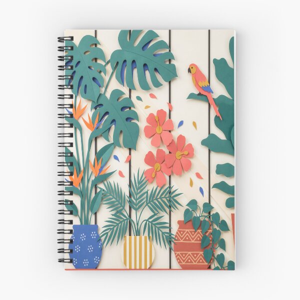 Item preview, Modern Botanical Conservatory – Matisse Inspired Tropical Cut Paper Wall Art designed and sold by Tamas Das.