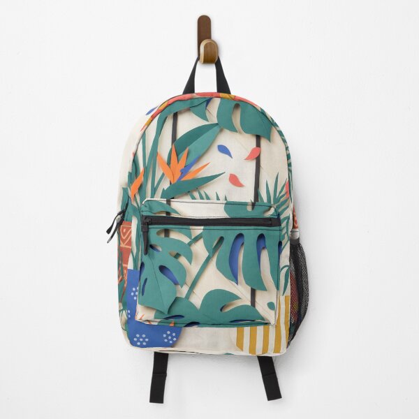 Item preview, Modern Botanical Conservatory – Matisse Inspired Tropical Cut Paper Wall Art designed and sold by Tamas Das.