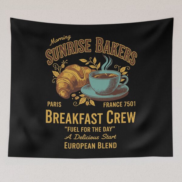 Item preview, Breakfast Crew Fuel For The Day Funny Brunch designed and sold by LuminOrb.