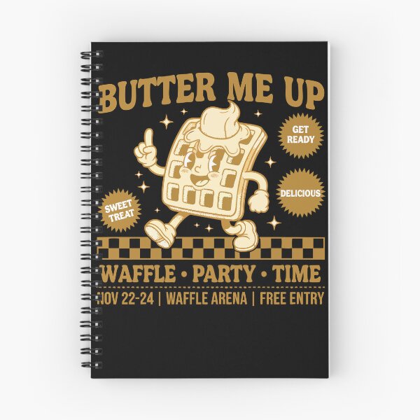 Item preview, Breakfast Butter Me Up Waffle Party Time Brunch designed and sold by LuminOrb.