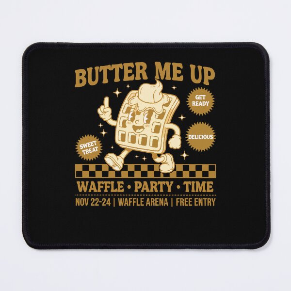 Item preview, Breakfast Butter Me Up Waffle Party Time Brunch designed and sold by LuminOrb.