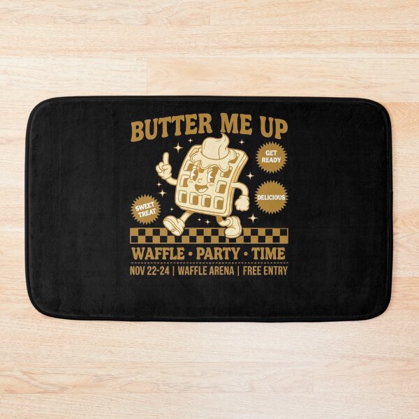 Item preview, Breakfast Butter Me Up Waffle Party Time Brunch designed and sold by LuminOrb.