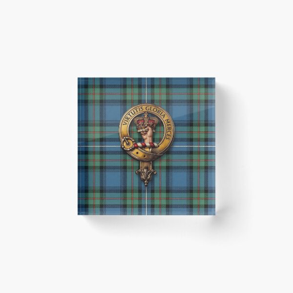 Item preview, Robertson Crest 3D Ancient Hunting Tartan designed and sold by Kirrindy Designs.