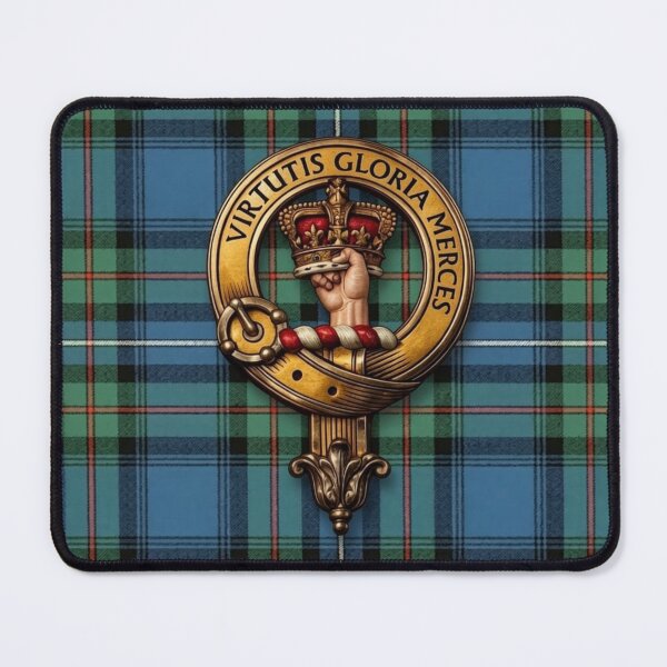 Item preview, Robertson Crest 3D Ancient Hunting Tartan designed and sold by Kirrindy Designs.