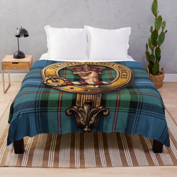 Item preview, Robertson Crest 3D Ancient Hunting Tartan designed and sold by Kirrindy Designs.