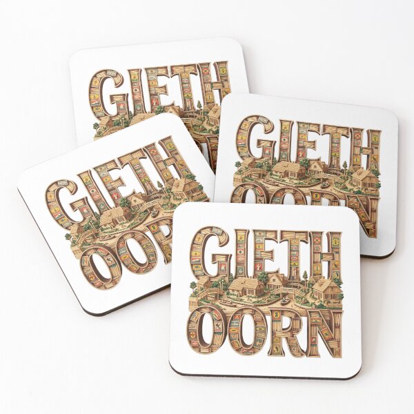 Item preview, Giethoorn Canal Travel Typography Sticker Souvenir Summer Edition designed and sold by Imaginarium of Chaos falcon88 .