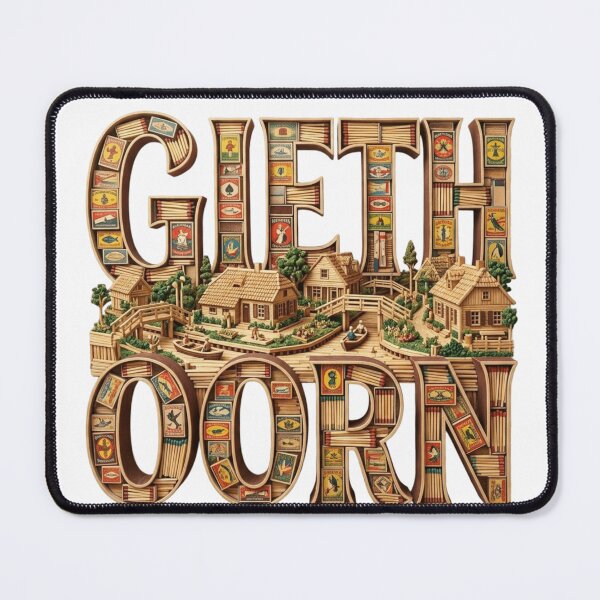 Item preview, Giethoorn Canal Travel Typography Sticker Souvenir Summer Edition designed and sold by Imaginarium of Chaos falcon88 .