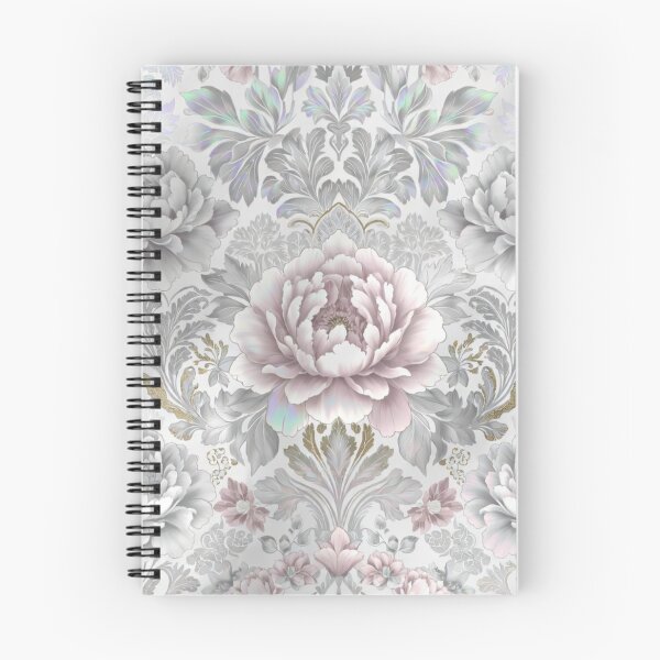 Item preview, Soft Romantic Mirrored Rose Floral Pattern designed and sold by IntelliMindDesigns.