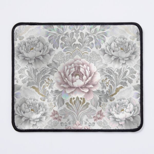 Item preview, Soft Romantic Mirrored Rose Floral Pattern designed and sold by IntelliMindDesigns.