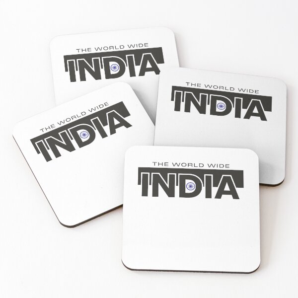 Item preview, The Worldwide India Minimal Typography Design designed and sold by Abhikash Creation.